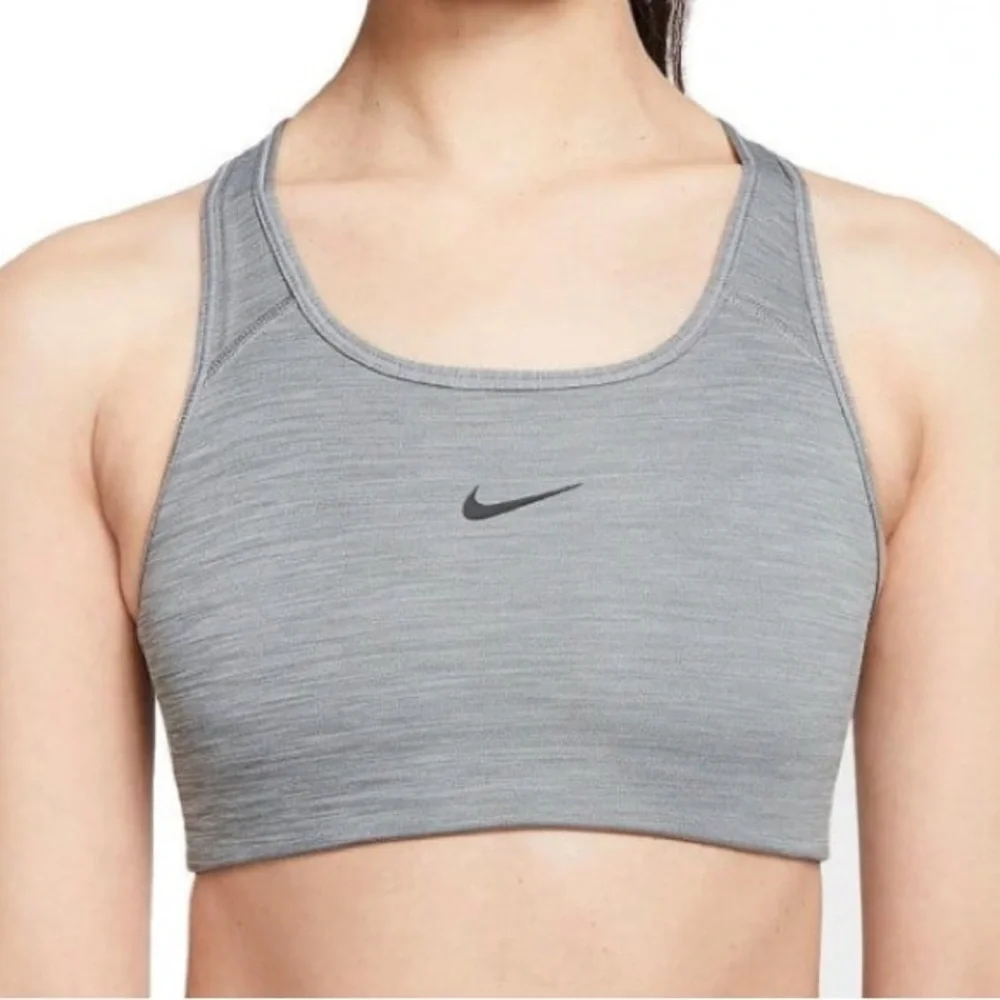 Nike Dri-Fit Swoosh Women’s Size XS Medium Support 1-Piece Pad Sports Bra BV3636 - Picture 3 of 5